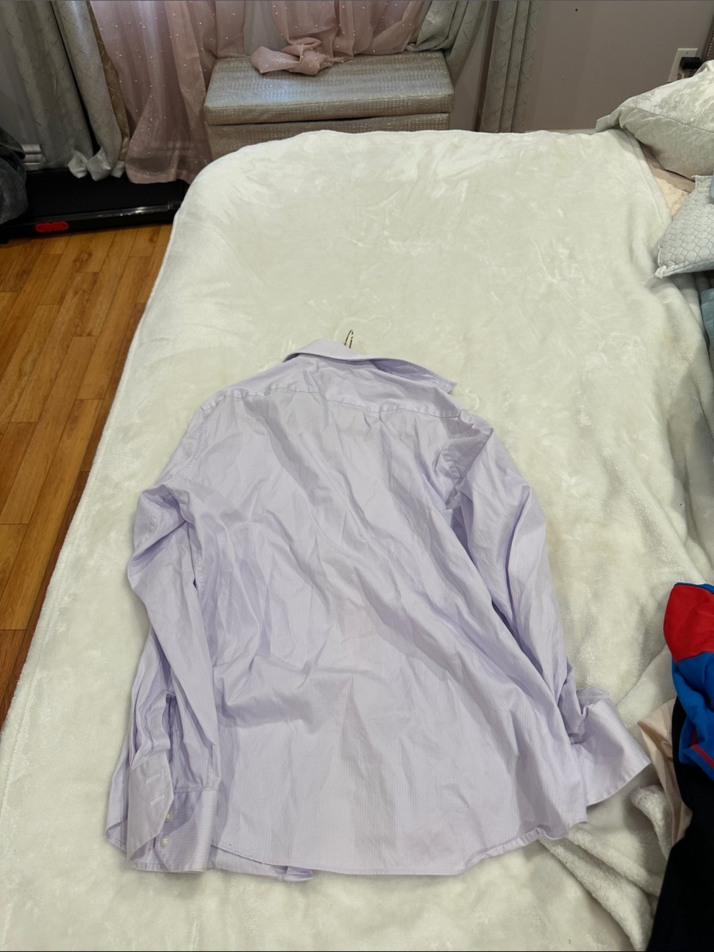 Hugo Boss Lavender Men's Dress Shirt - Light Purple - Picture 6 of 6